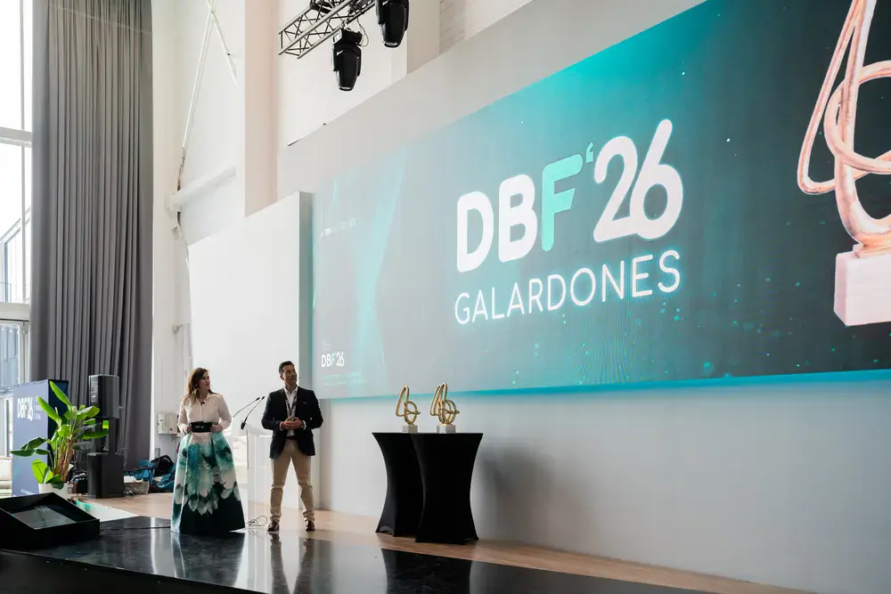 Escenario de los Galardones DBF durante la gala